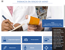 Tablet Screenshot of farmaciadiminosergio.com